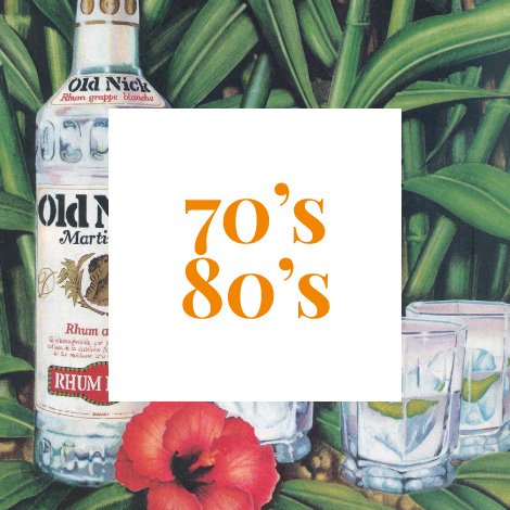 1970-1980 : des cocktails aux allures disco