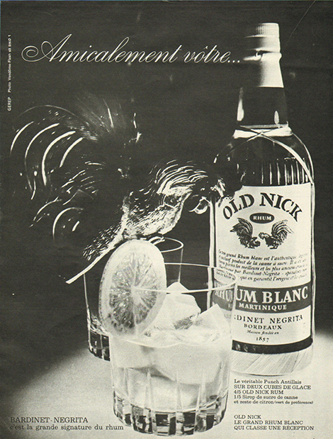 Publicité Old Nick, 1963