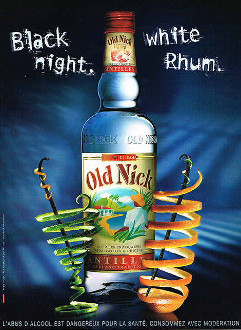 Publicité rhum blanc Old Nick, 2007