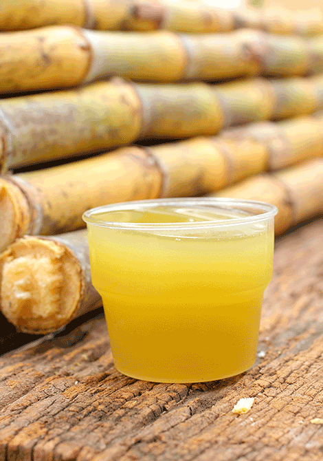 Quoi de mieux que de se rafraîchir avec un jus de canne à sucre ? 