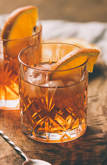 Cocktail au rhum, triple sec et café