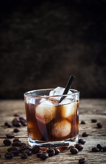 Cocktail au rhum et au café